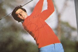 SEVERIANO BALLESTEROS Original signature on photo.