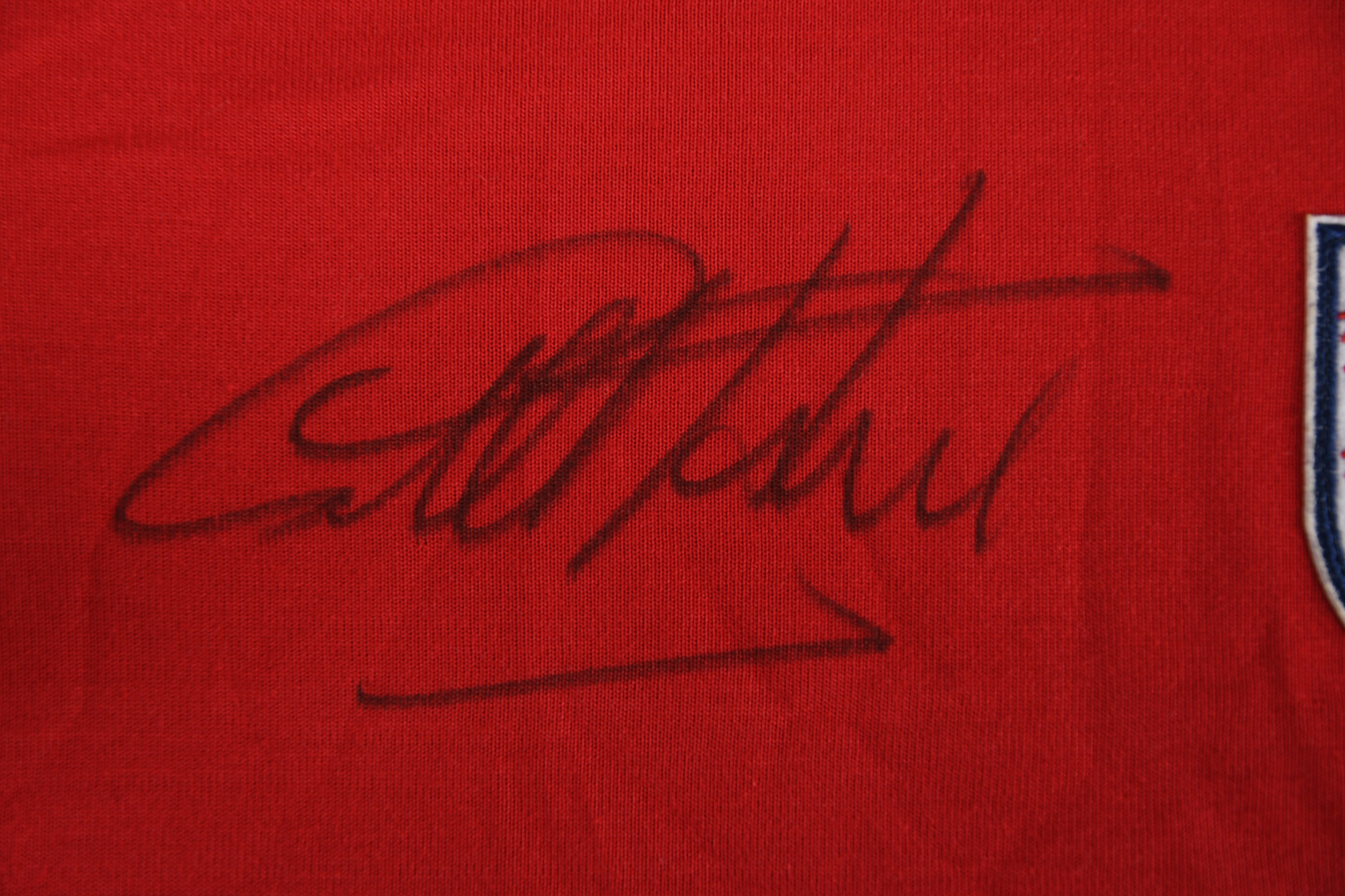 GEOFF HURST Original signature on strip - Image 2 of 3