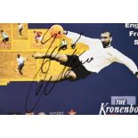 ERIC CANTONA Original signature