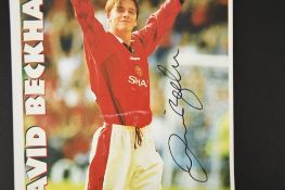 DAVID BECKHAM Original signature