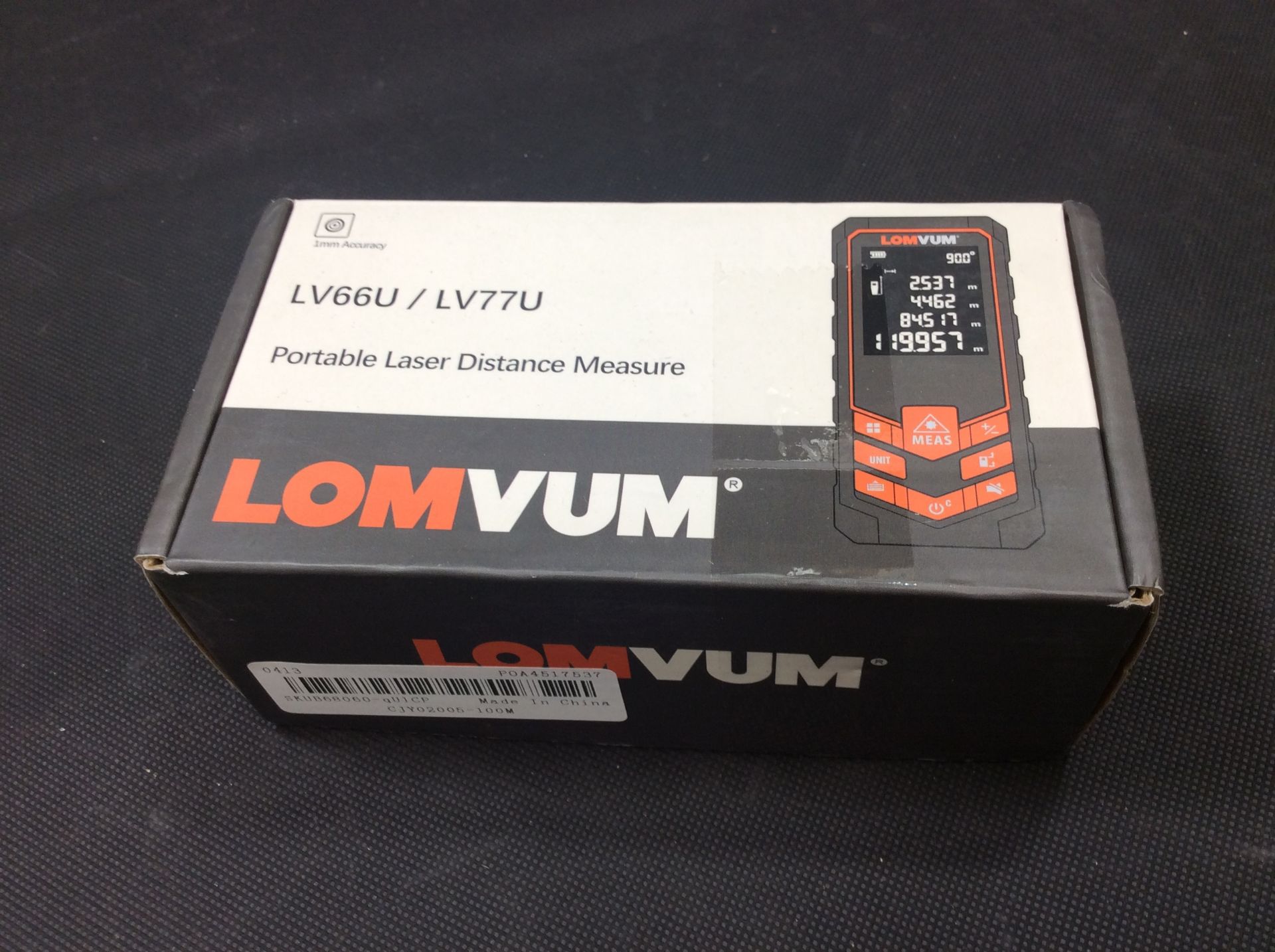 Lomvum portable laser distance measure