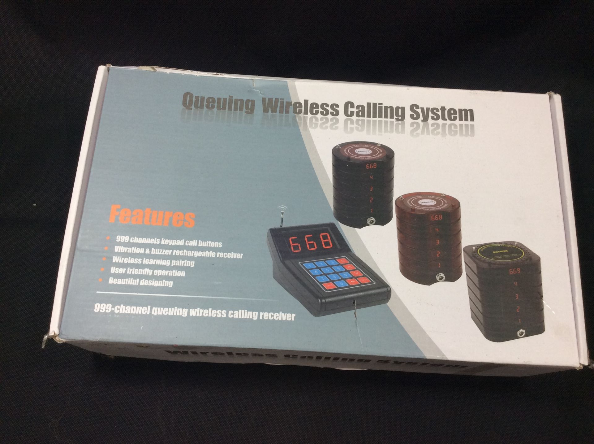 Queuing wireless calling system