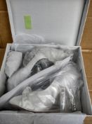 Ladies Silver Stiletto Shoes RRP £40 Grade A