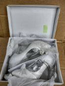 Ladies Silver Stiletto Shoes RRP £40 Grade A