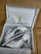 Ladies Silver Stiletto Shoes RRP £40 Grade A