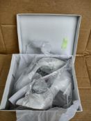 Ladies Silver Stiletto Shoes RRP £40 Grade A