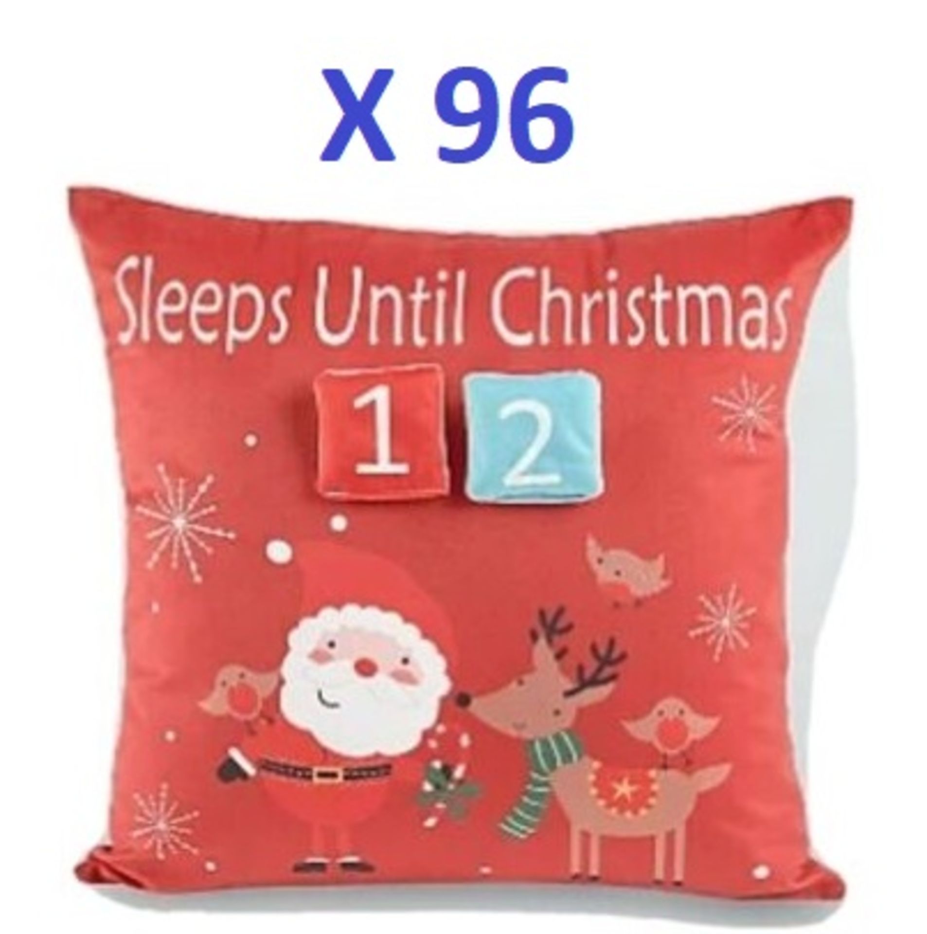 96x Super-Soft Christmas Cushions RRP £959