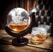 (R3M) 4 Items. 2x Ingenious Globe Decanter Set. 1x Decanter Globe Set. 1x The Art Of Science Bio Do