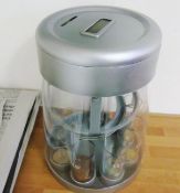 (R3F) 13 Items. 11x Digital Coin Counter And Sorter. 1x Digital Coin Counting Money Jar. 1x Coin Co