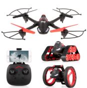 (R3K) 2 Items. 1x Red5 FX GPS FPV Quadcopter. 1x FX 3 In 1 Transforming FPV Vehicle. (All With RTM