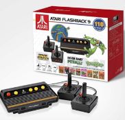 (R3E) 1x Atari Flashback 9 110 Built In Games. (All With RTM Stickers)