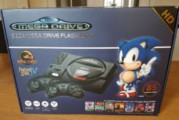 (R3E) 1x Sega Mega Drive Flashback HD 85 Built In Games. (All With RTM Stickers)