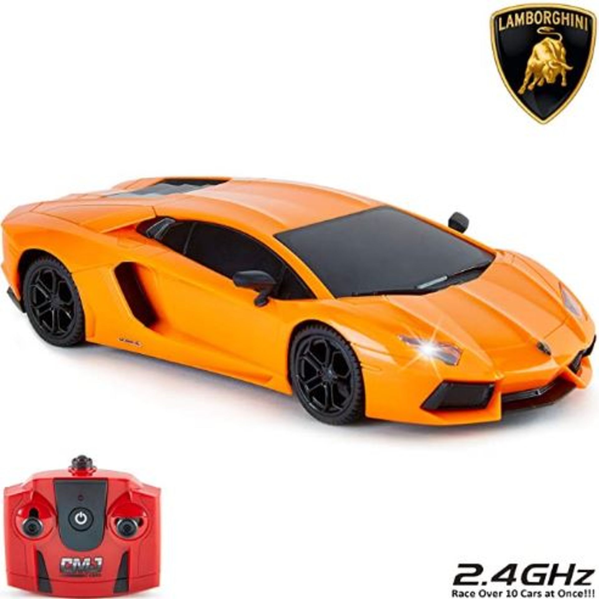 (R2I) 5 Items. 4x Rastar La Ferrari RC Car. 1x CMJ Lamborghini Aventador Coupe. (All With RTM Stick - Image 2 of 3