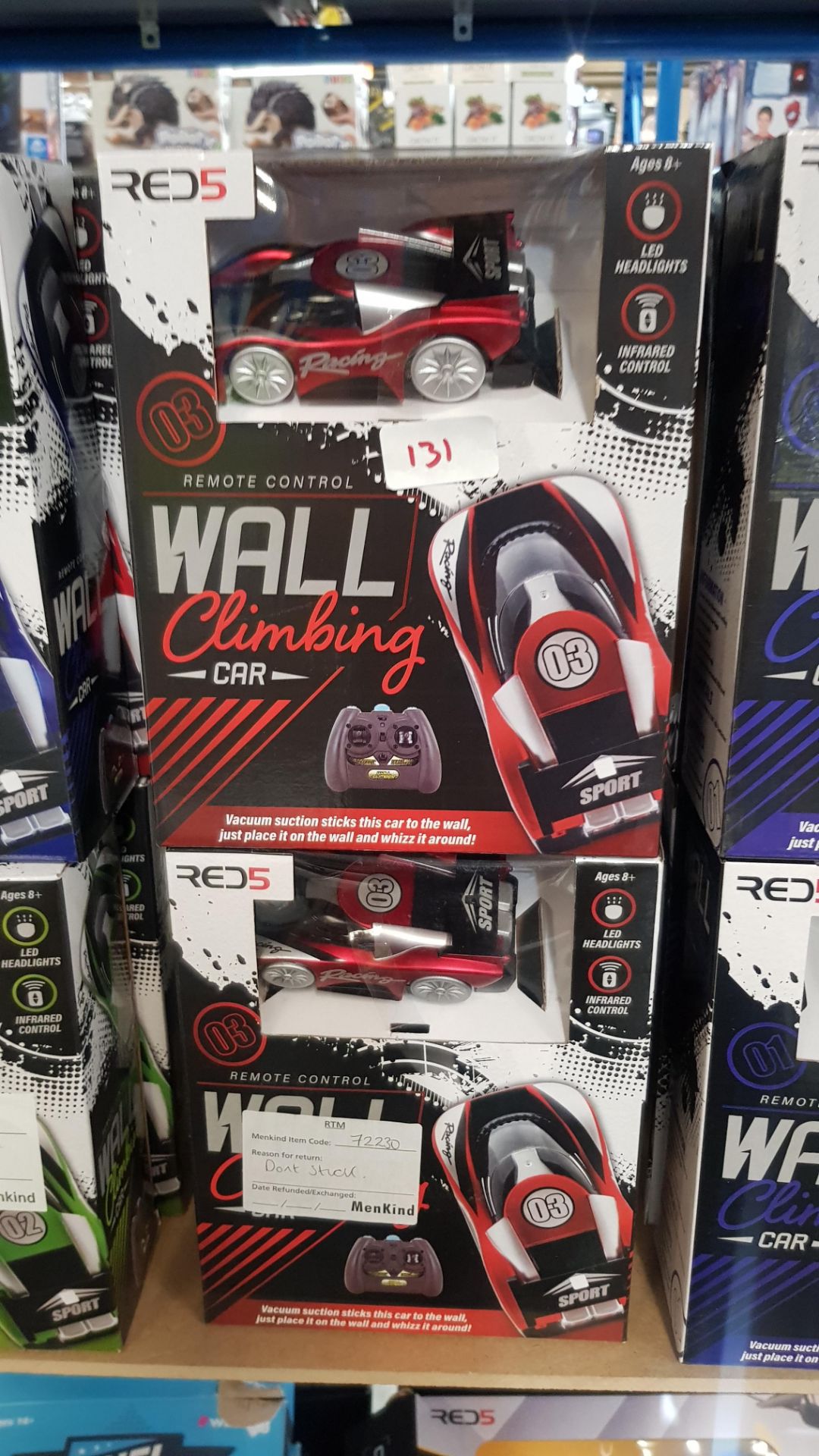 (R3O) 10x Red5 Wall Climbing RC Car. (All With RTM Stickers) - Image 2 of 2