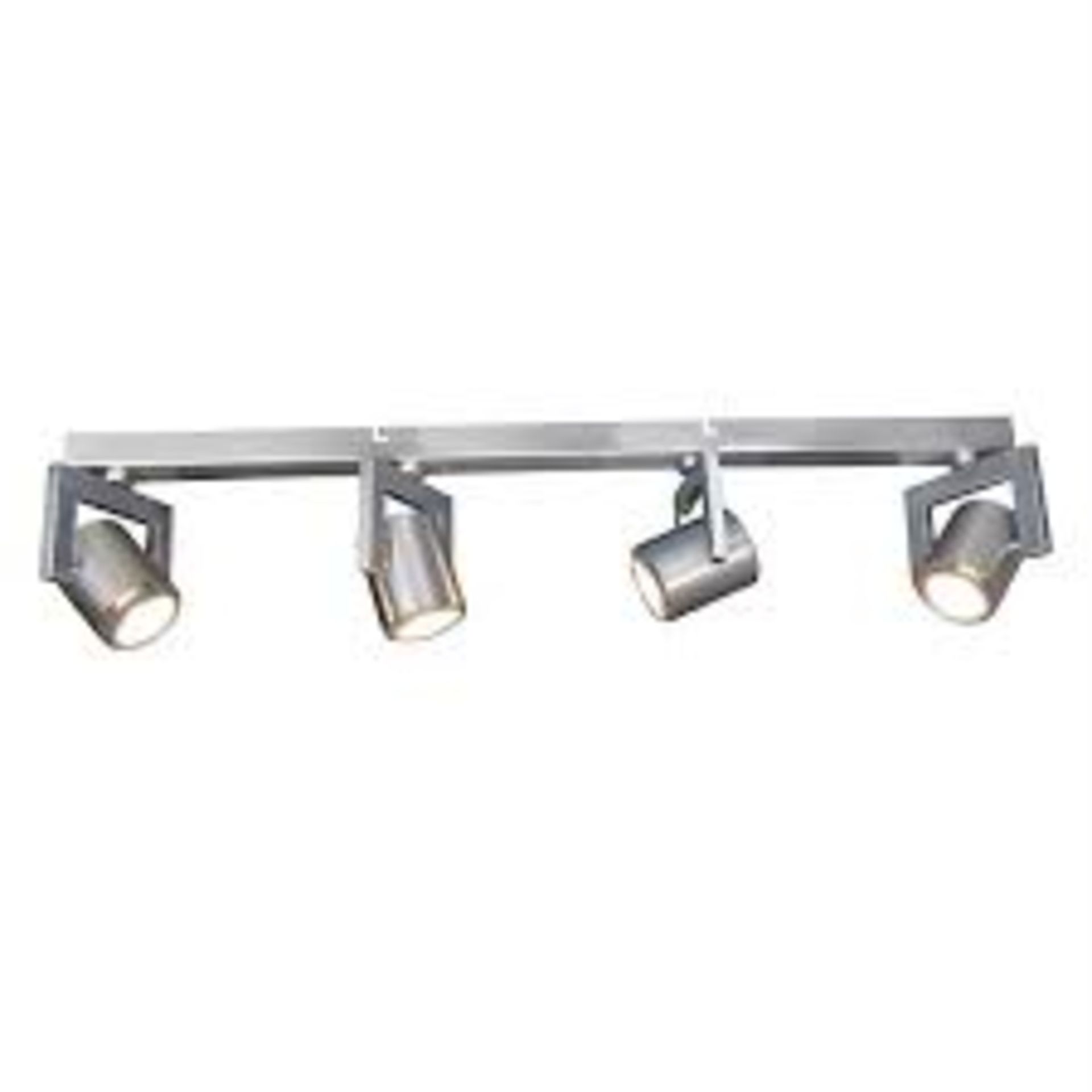 (R9I) Approx. 10x Mixed Ex Display Lighting Items To Inc Thorpe 4 Light White Metal Bar Spotlight. P