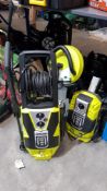 (R7F) 2x Ryobi High Pressure Washers. 1x 2200W. 1x 1800W.