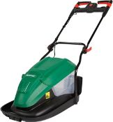 (R6N) 3 Items. 1x Qualcast Hover Mower. 1x Powerbase 1200W Electric Rotary Lawn Mower. 1x Qualcast