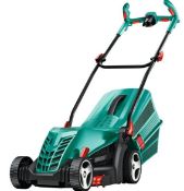 (R7L) 2x Bosh Items. 1x Rotak 37 14 Ergo Corded Lawnmower. 1x Advanced Rotak 650 Corded Lawnmower.