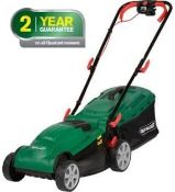 (R6C) 2 Items. 1x Qualcast 1400W Electric Rotary Lawnmower. 1X Powerbase 1600W Electric Rotary Lawn