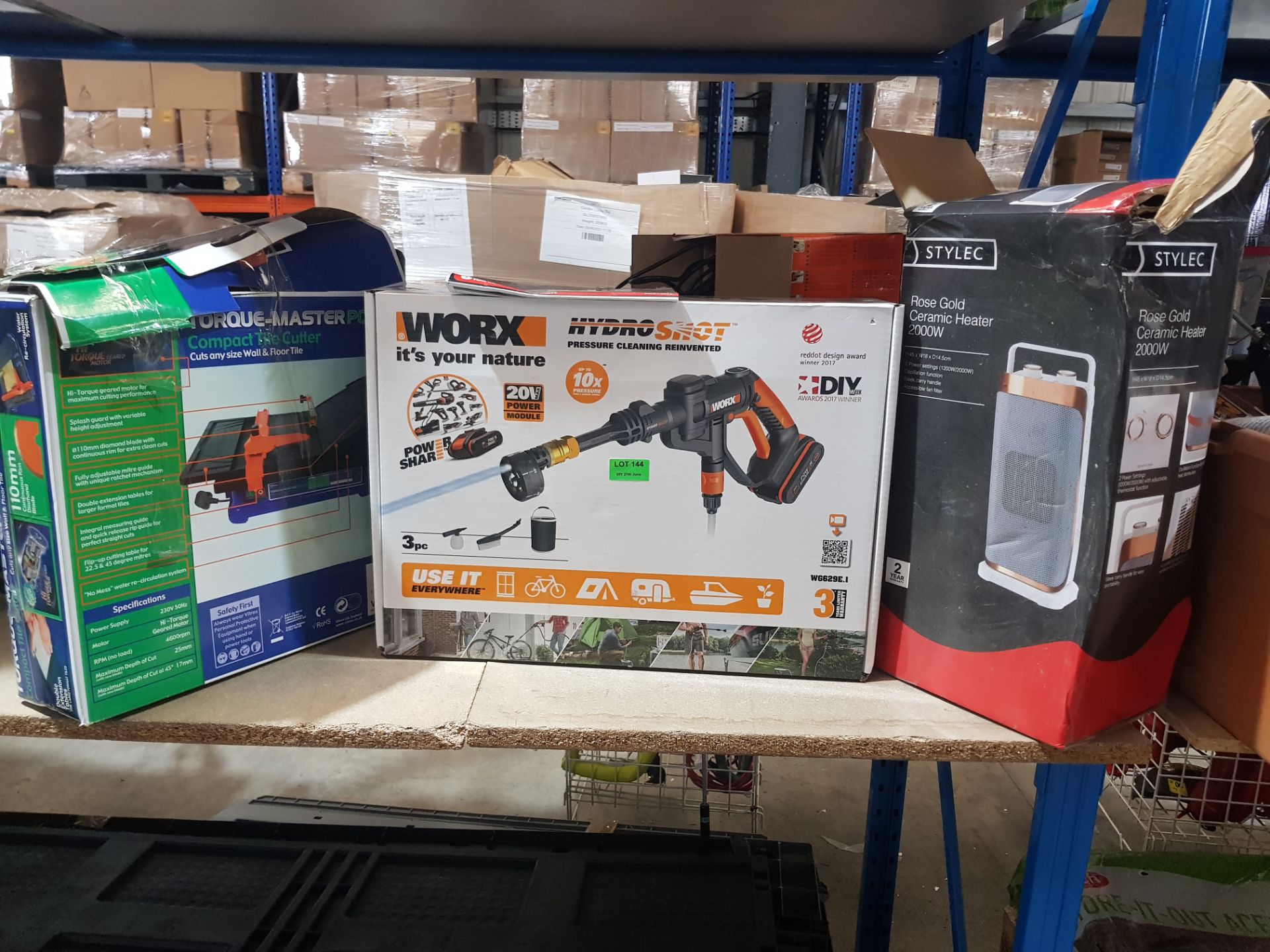 (R9C) 3 Items. 1x Vitrex Torque Master Power Compact Tile Cutter. 1x Worx Hydro Shot Pressure Clean - Image 2 of 2