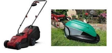 (R9E) 3 Items. 1x Sovereign 18V Cordless Lawn Mower (With Battery. No Charger). 1x Qualcast Hover M