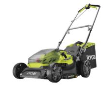 (R7L) 2x Ryobi Items. 1x 37cm Cordless Lawnmower (With Battery & Charger). 1x Easy Edge 18V Cordless