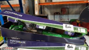 (R7G) 2x Powerbase 30cm 20V Cordless Grass Trimmer. (No Battery Or Charger)