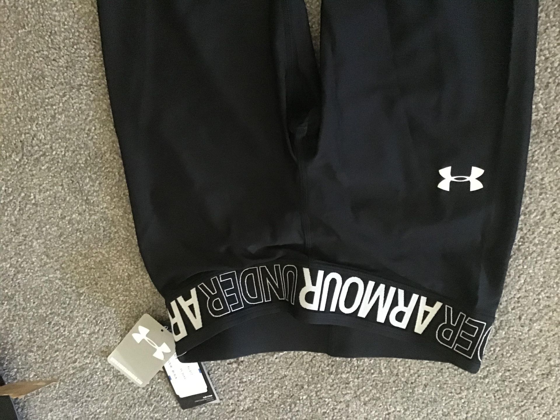 Under Armour Black Leggings Age 15-16 Brand New