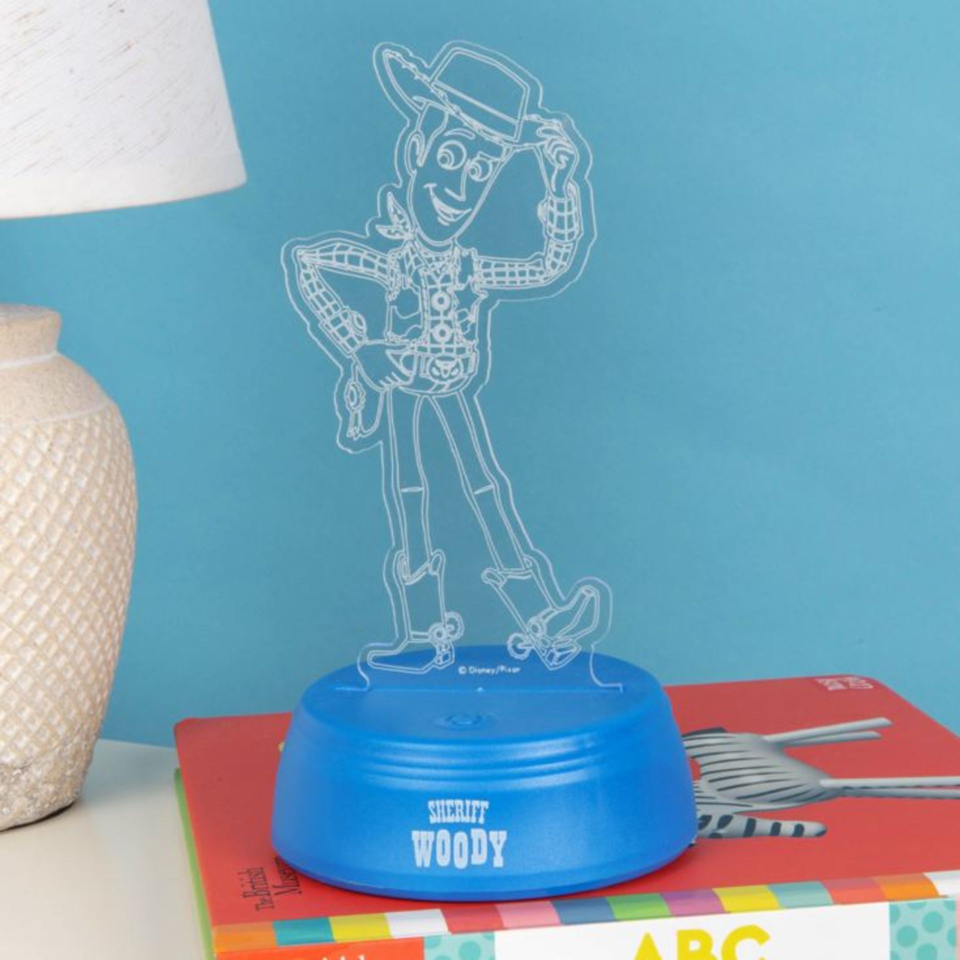 Disney Pixar Toy Story 4 Colour Changing Laser Etched Nightlights X234 Buzz, Woody & Rex - Image 3 of 5