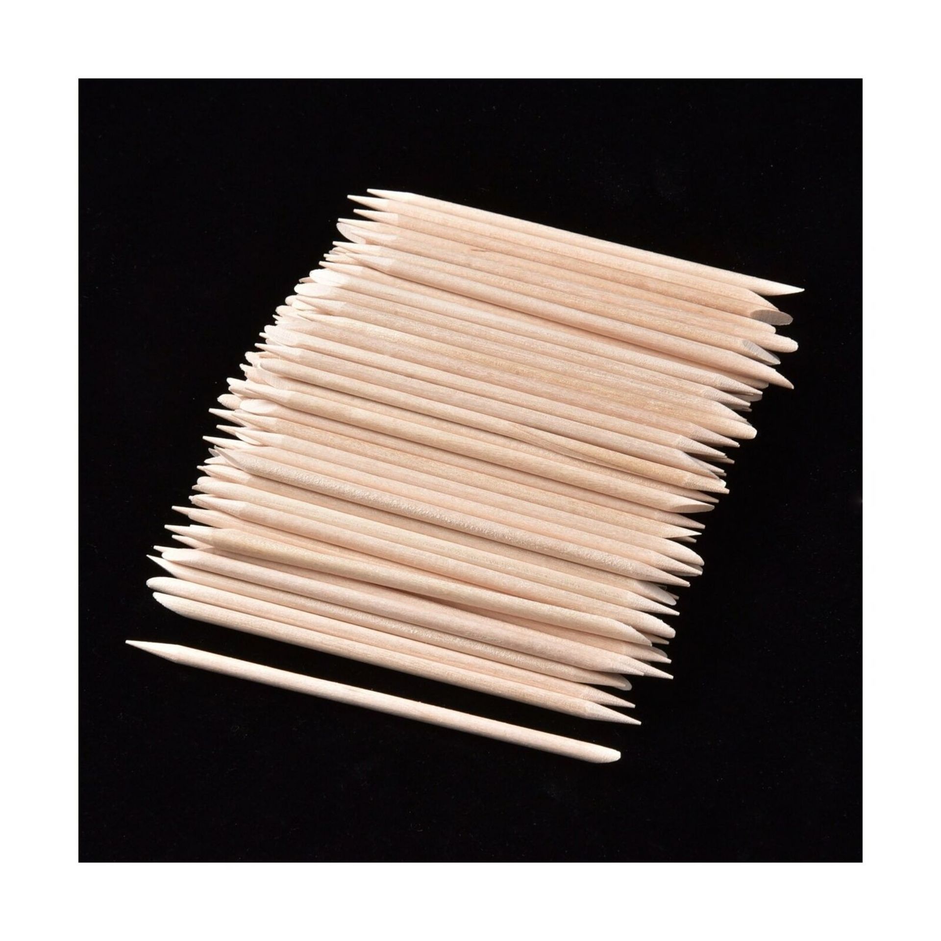 1000 X 11Cm Orange Wood Sticks For Nail Salons - Nail Art, Manicures Etc. - Image 5 of 8