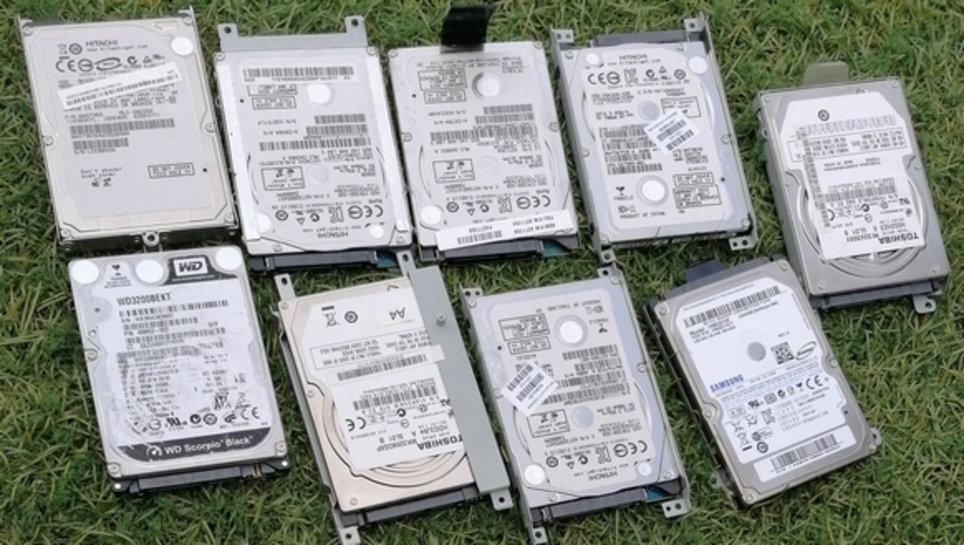 Job Lot Of Laptop Hard Drives Varios Sizes From 250Gb And Higher - Image 2 of 2