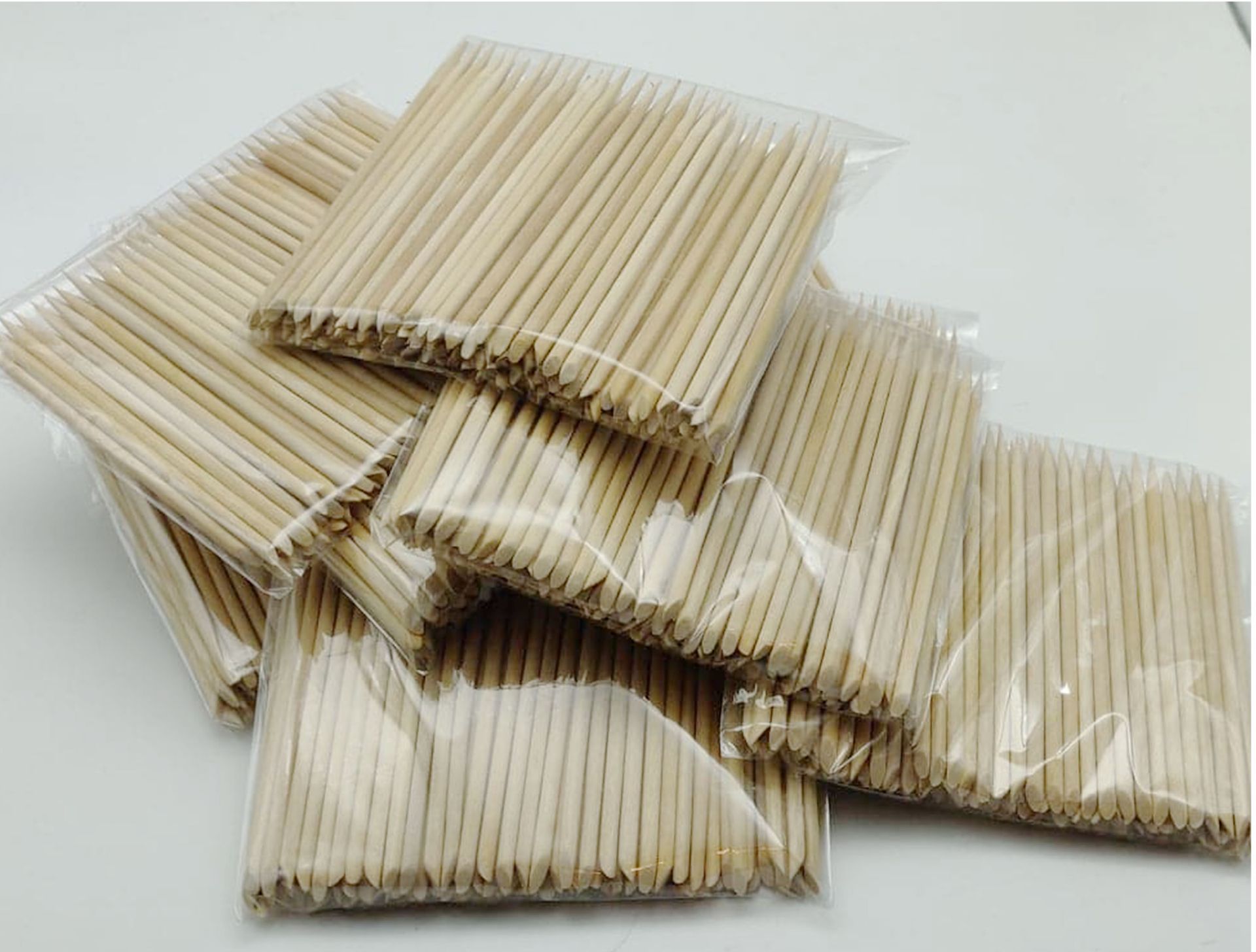 1000 X 11Cm Orange Wood Sticks For Nail Salons - Nail Art, Manicures Etc. - Image 2 of 8