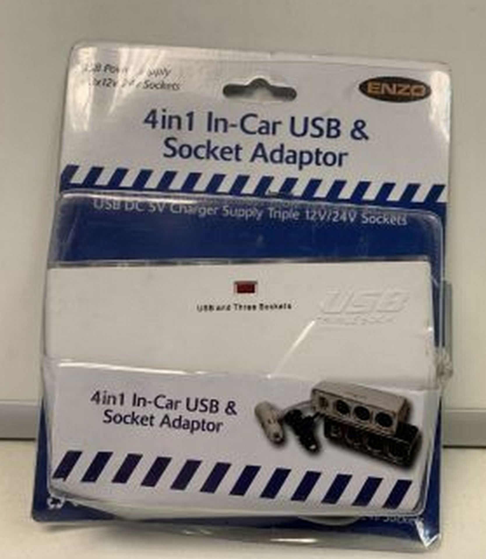 Brand New 21x 4In 1 Car Usb And Socket Adaptors, Great Design.