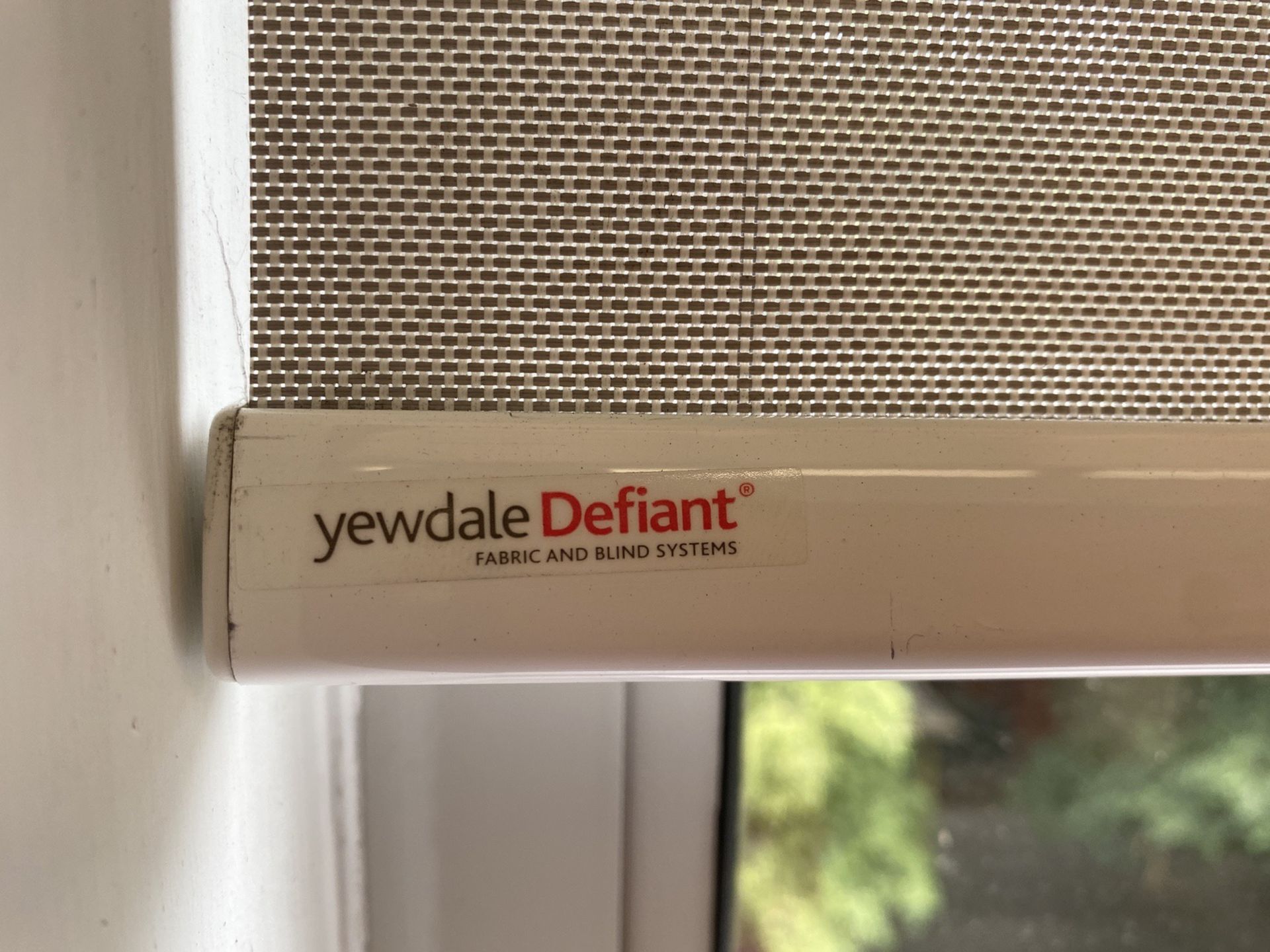 5 x Grey fabric window roller blinds - Image 2 of 2