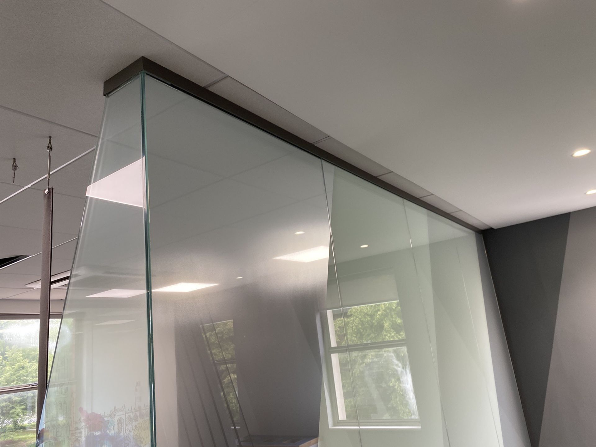 Glass office partition. Laminated - Image 5 of 6