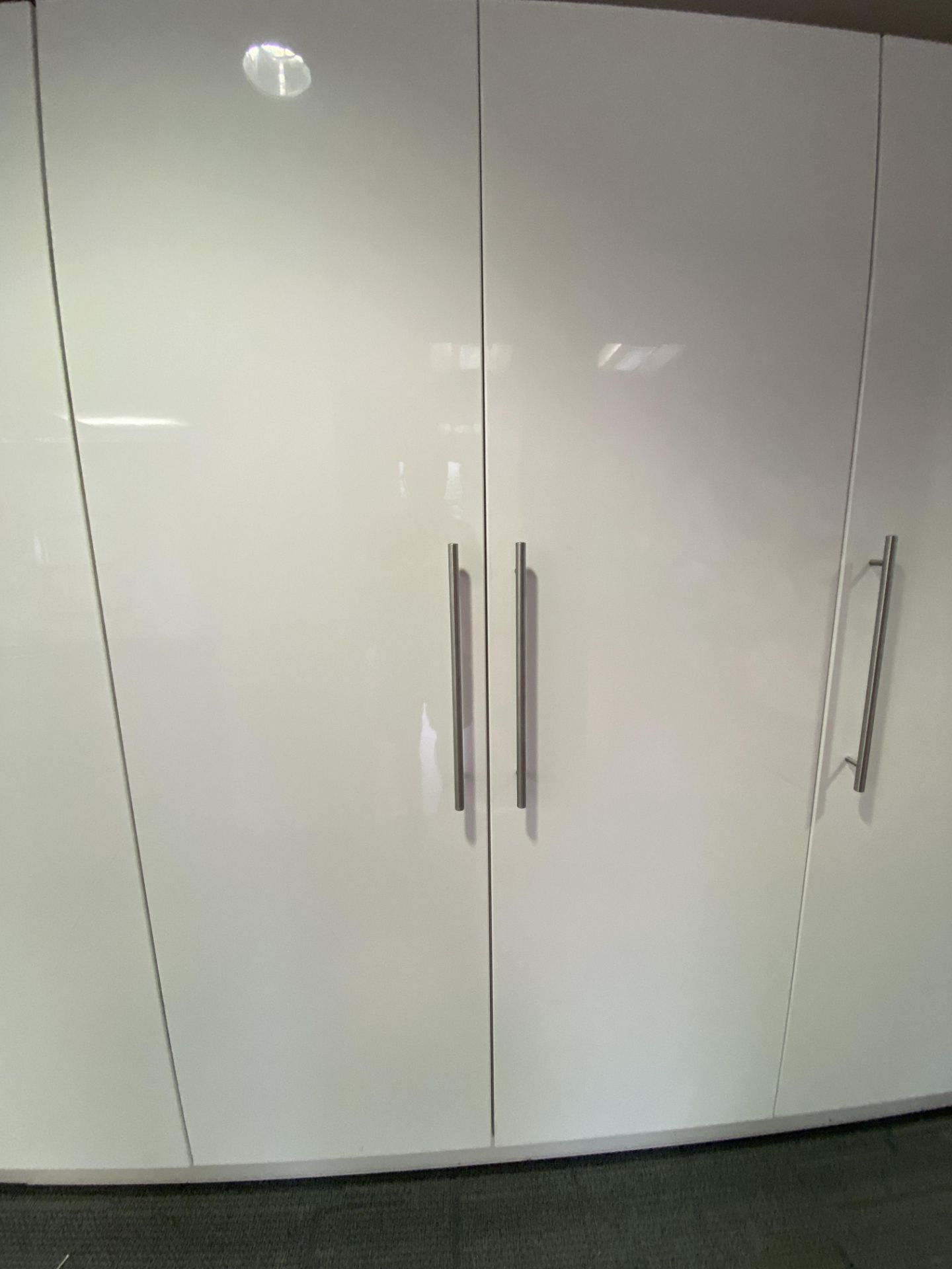 Double White cloakroom cupboard, wardrobe Large - Image 2 of 3