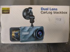 Dual Lens Car Log Black Box Dash Cam Grade U RRP £35