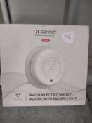 X-Sense Photoelectric Smoke Alarm With Escape Light Grade U RRP £20