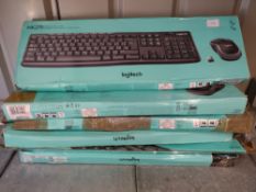 6 X Logitech Mk270 Keyboard And Mouse Wireless Grade U RRP £180