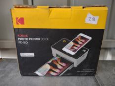 Kodak Photo Printer Dock Pd480 Grade U RRP £90