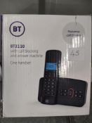 Bt3110 With Call Blocking And Answering Mach Cordless Handset Phone Grade U RRP £35