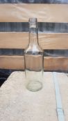 Approx. 530x Clear 500ml Glass Bottle (H25cm Base Dia.6.5cm) NEW