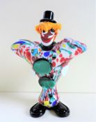 Vintage Murano Glass Clown Vase