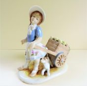 Vintage Spanish D'Art Porcelain Figurine