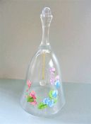 Crystal Bell Hand Painted Enamel Decoration