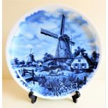 Vintage Delft Porcelain Ter Steege Hand Decorated Plate