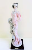 Giuseppe Armani Lady with Sunshade Figurine 38cm Tall