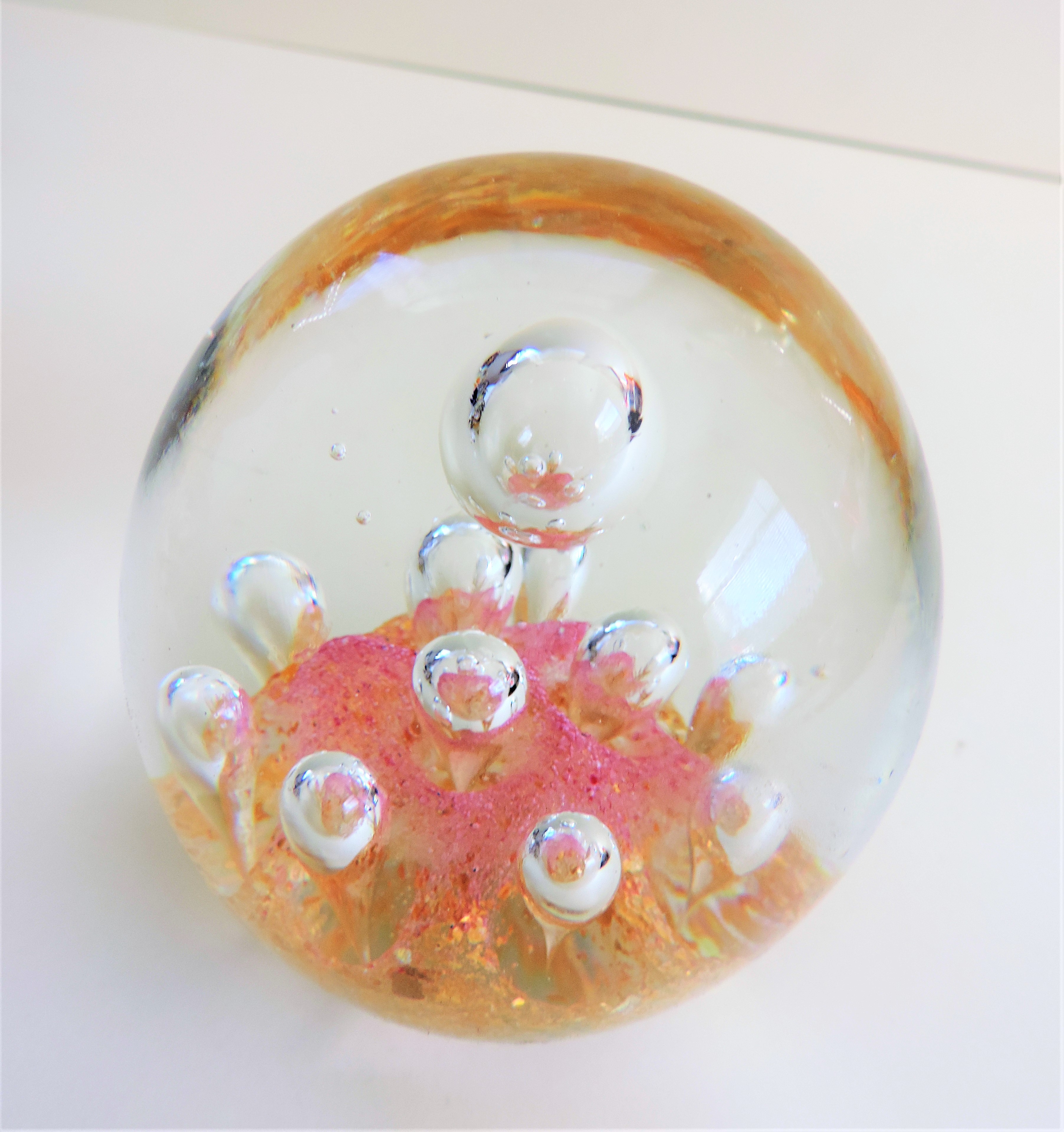 Large Art Glass Paperweight 12cm High - Image 2 of 3