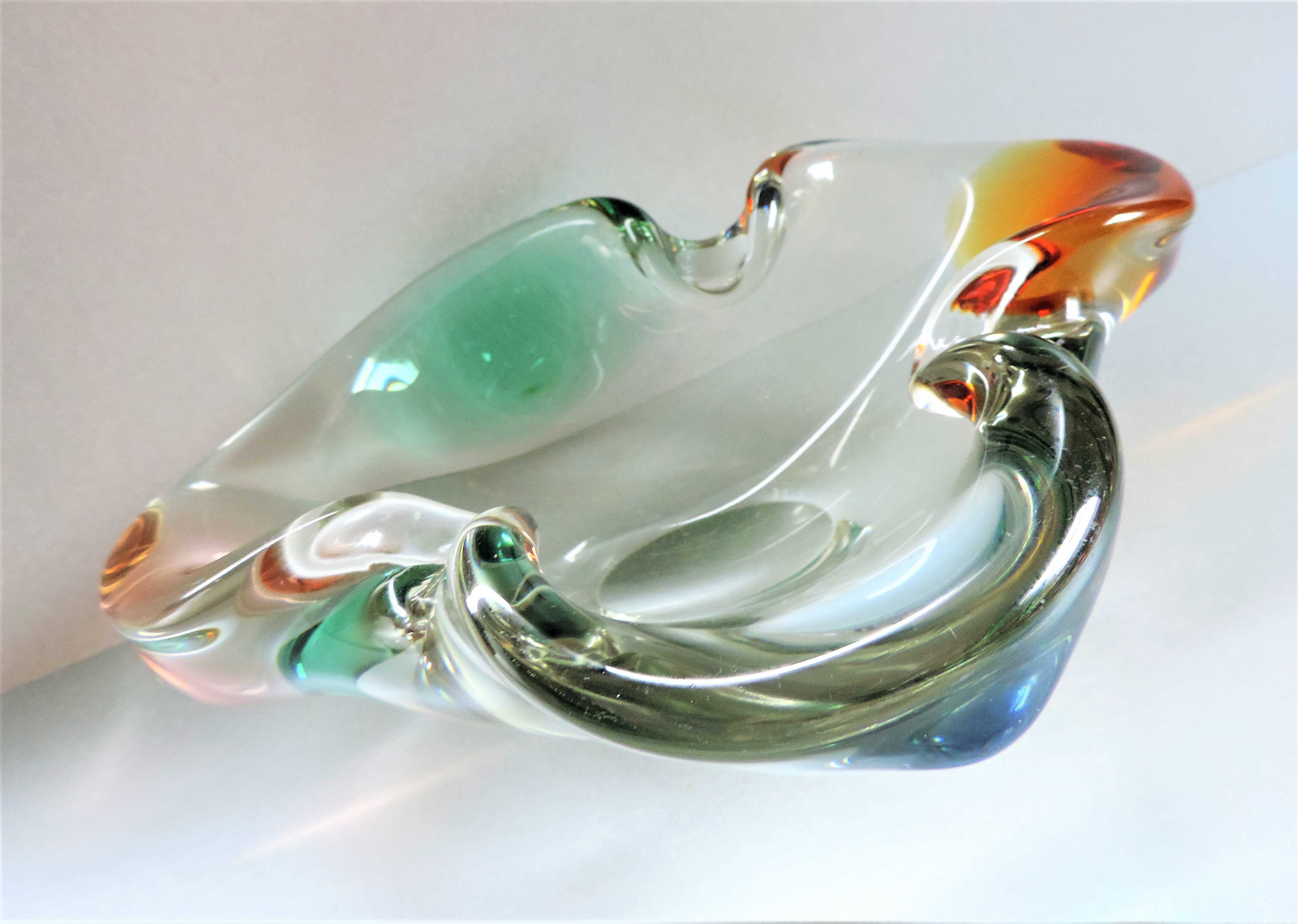Frantisek Zemek Art Glass Bowl for Mstisov Glassworks - Image 3 of 6