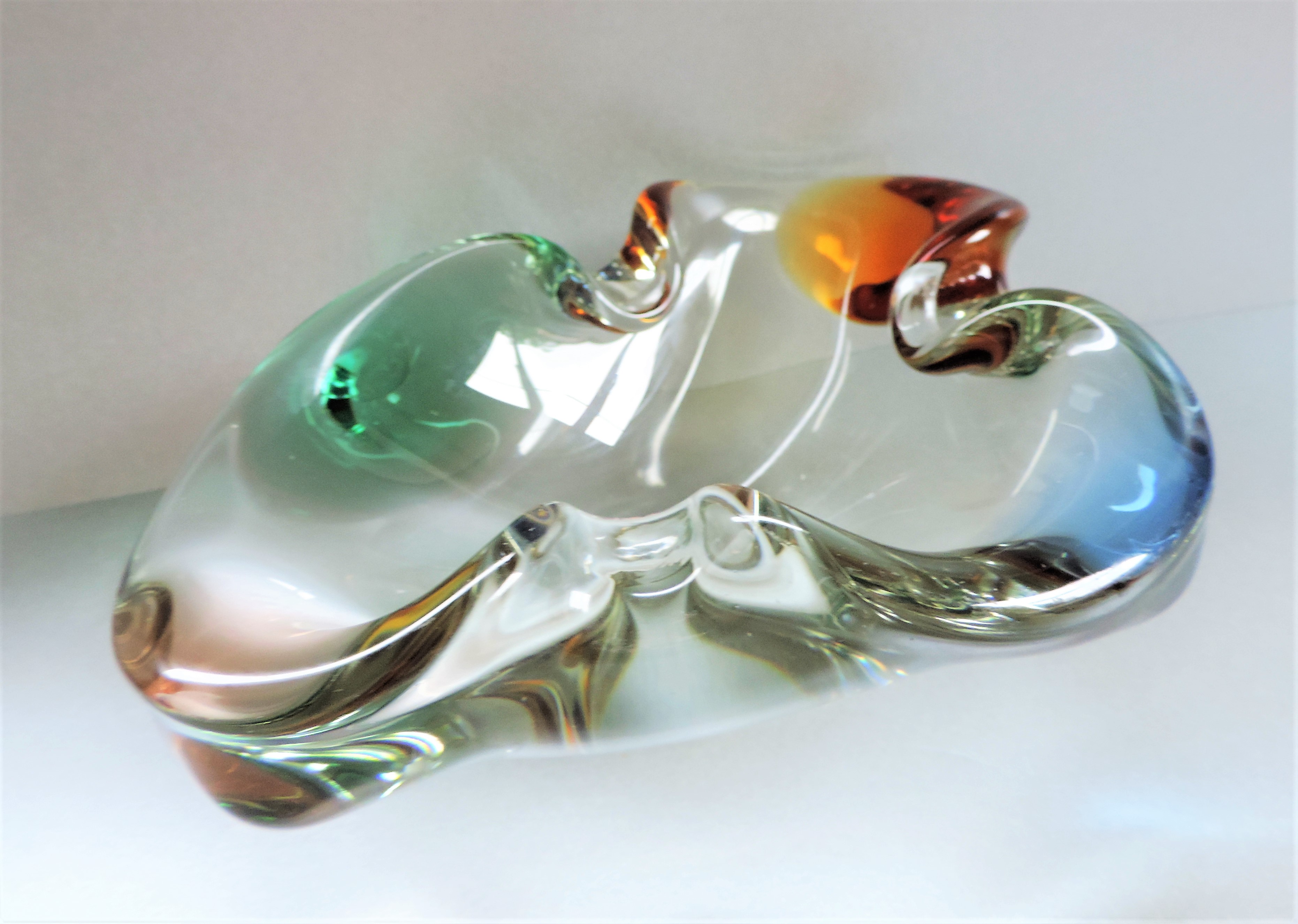 Frantisek Zemek Art Glass Bowl for Mstisov Glassworks - Image 4 of 6